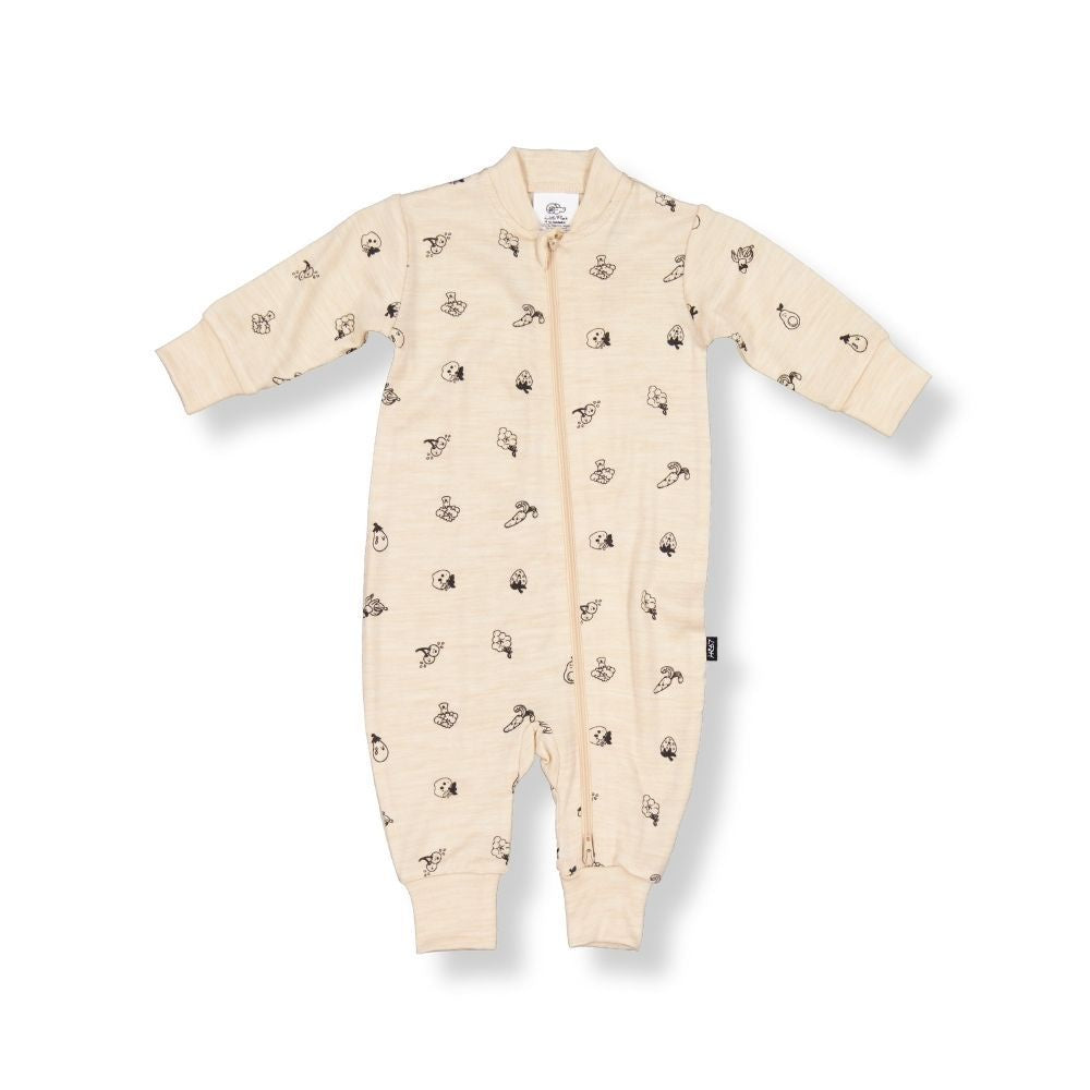 LFOH Merino Remy All-in-One - Wheat Marle Fruit'n'Veg