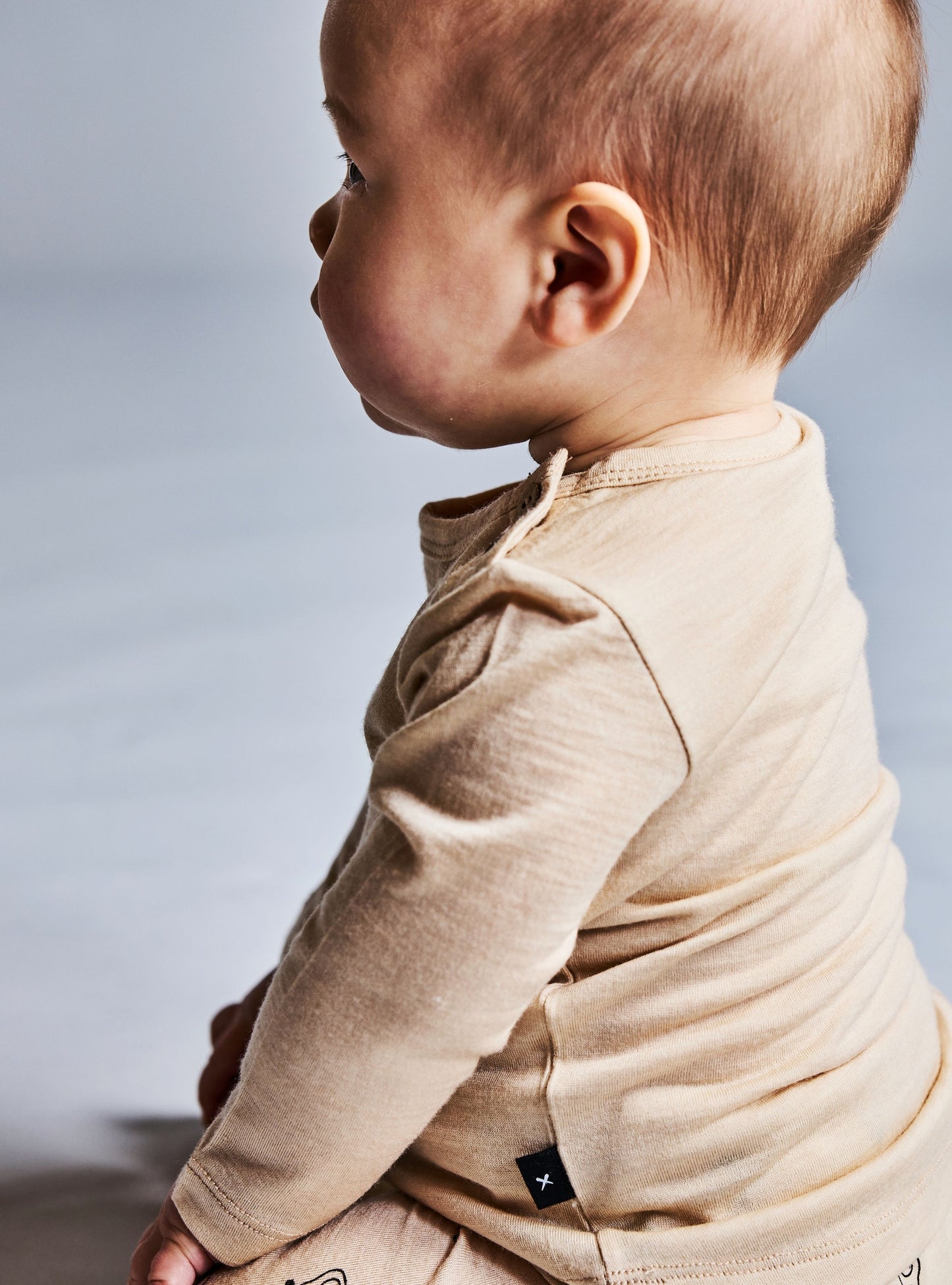 LFOH Merino Wyatt Longsleeve Top - Wheat Marle