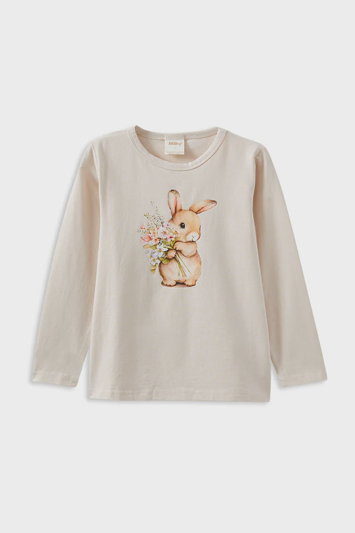 Bunny Bouquet Girls Tee