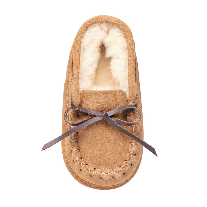 Benmore Sheepskin Moccasin Slippers Chestnut Tan