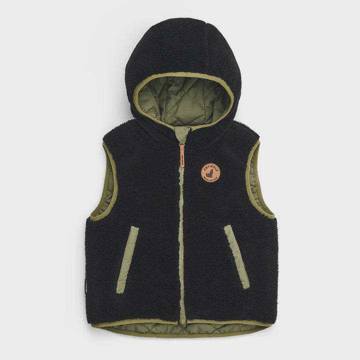 Reversible Yeti Vest - Fern / Black