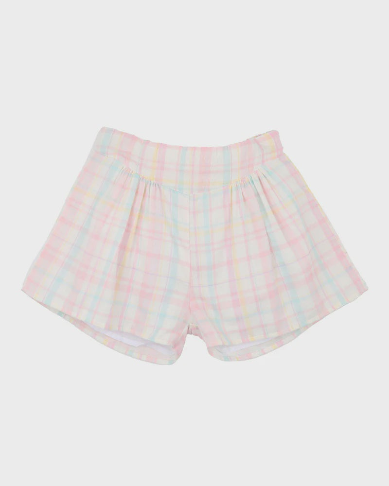 Madelyn Checked Shorts