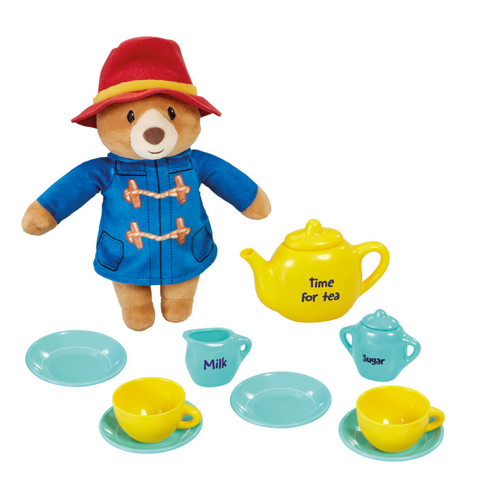 Paddington Soft Toy and Tea Set in a Suitcase