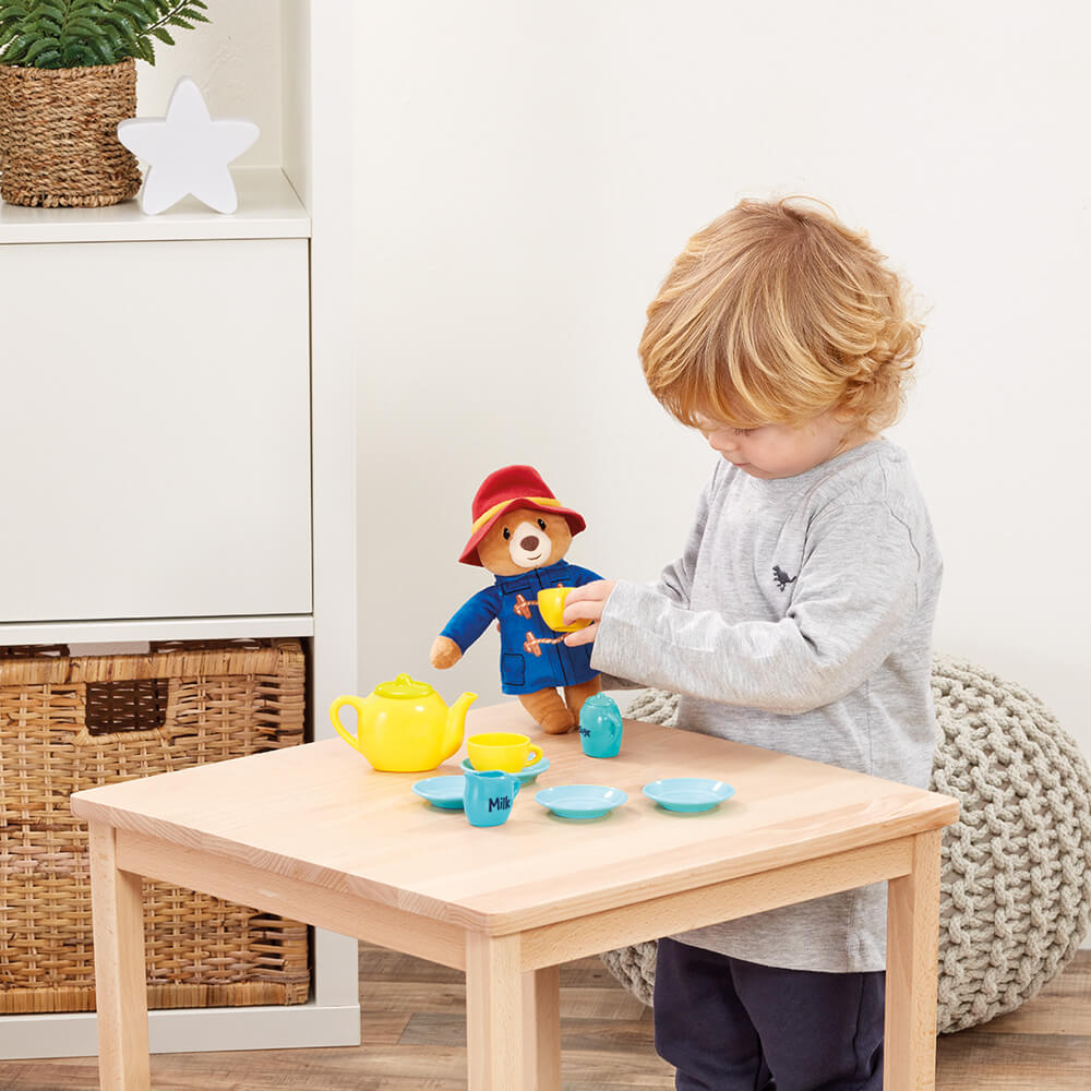 Paddington Soft Toy and Tea Set in a Suitcase