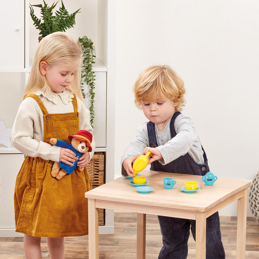 Paddington Soft Toy and Tea Set in a Suitcase