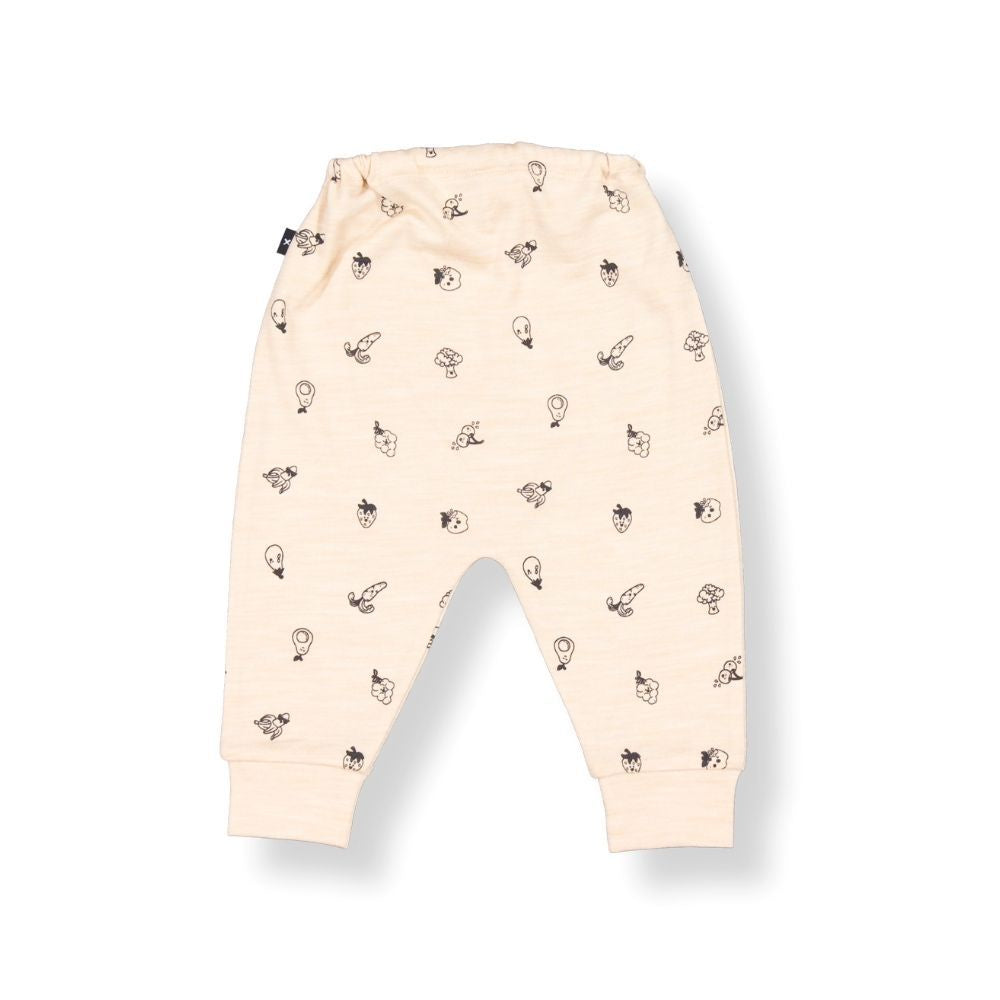 LFOH Merino Asher Pants - Wheat Marle Fruit'n'Veg