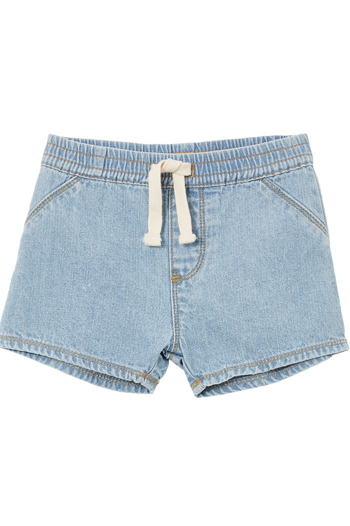 Light Wash Denim Baby Short