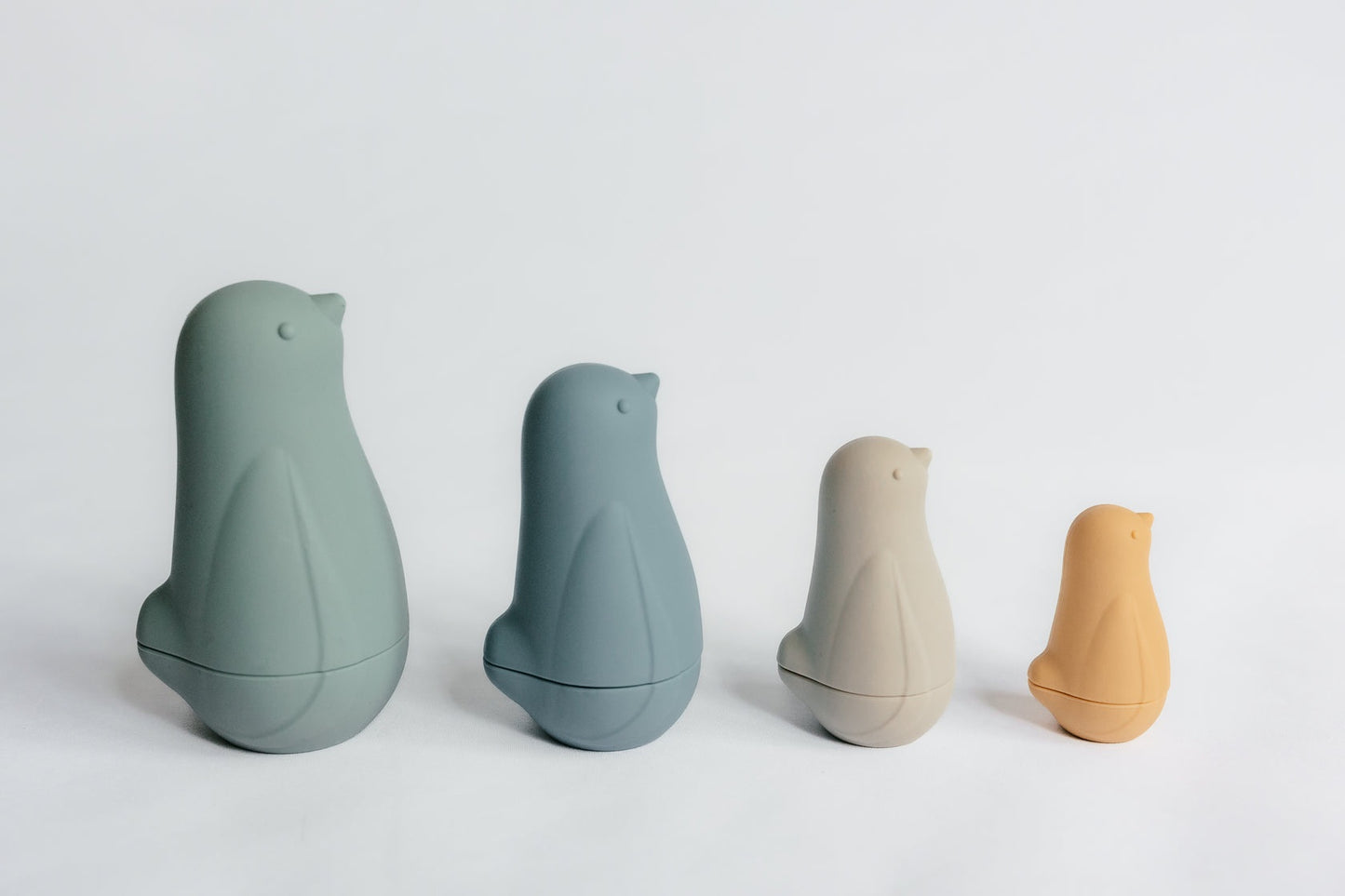 Silicone Nesting Penguin's  -  Fauna