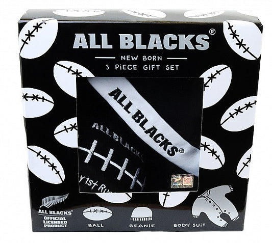 All Blacks Giftpack Infant Boxed 3 Piece Set Newborn