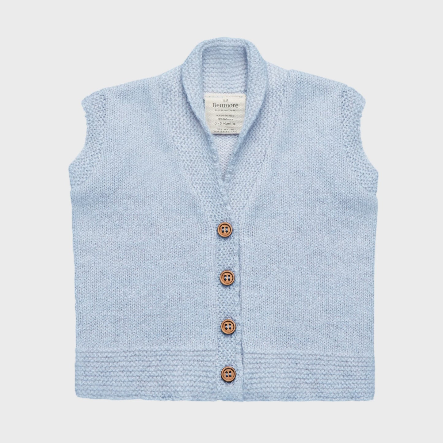 Benmore Classic Waistcoat Vest Sky Blue