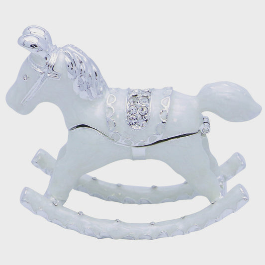 Dakota Rocking Horse Jewel Box in Cream