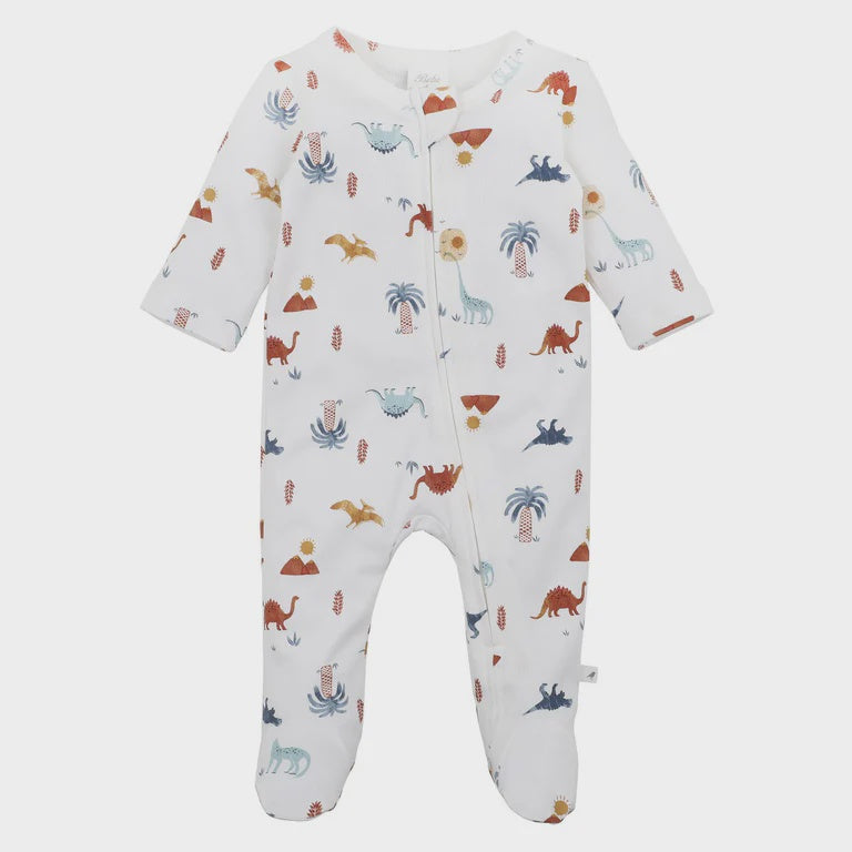 Bebe Dino Organic Long Sleeve Romper