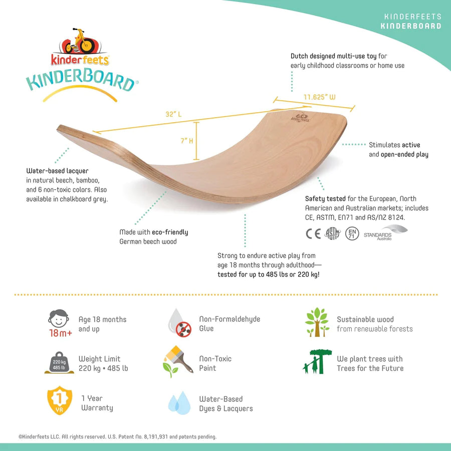 Kinderboard - Natural 18M+