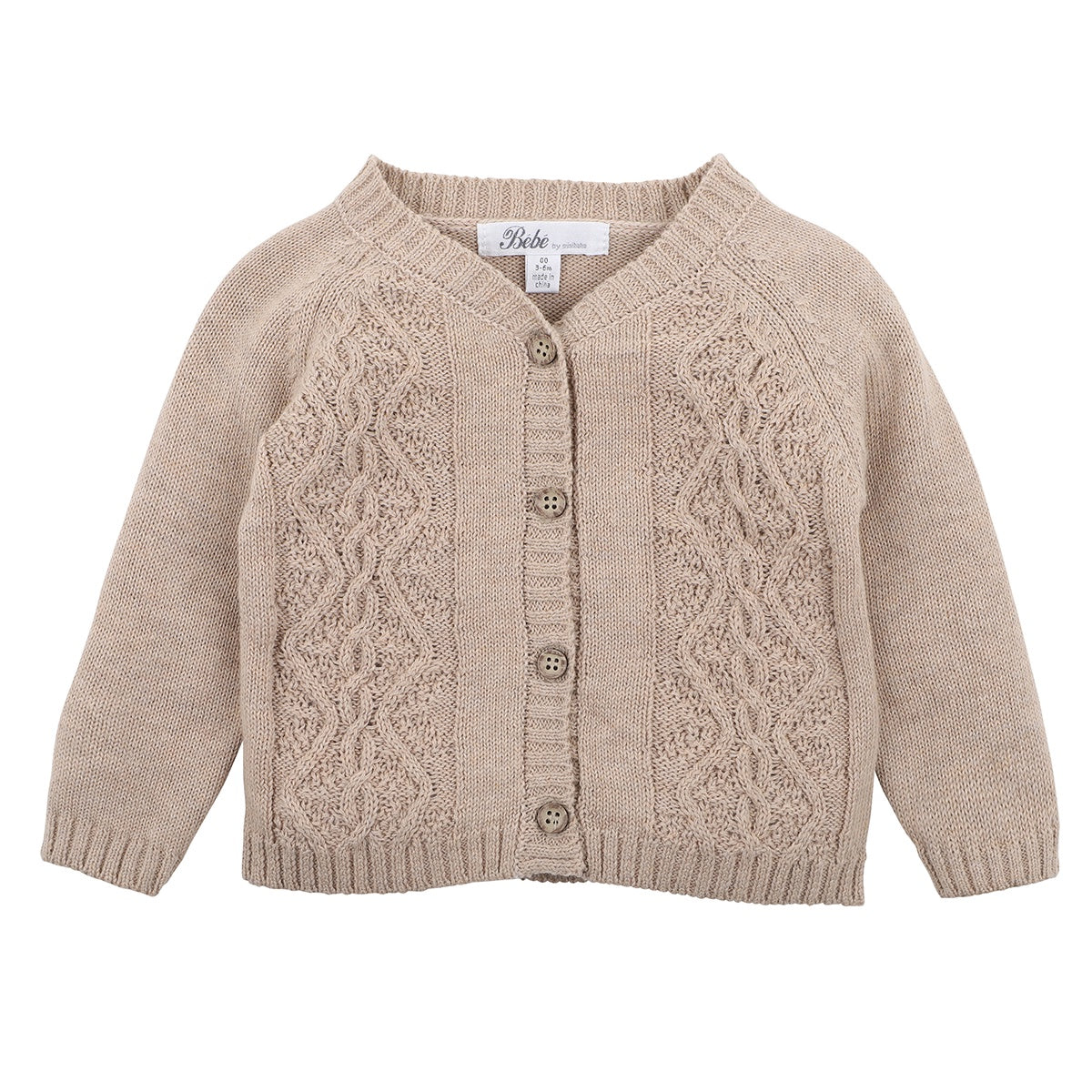 Bebe Possum Cable Cardigan