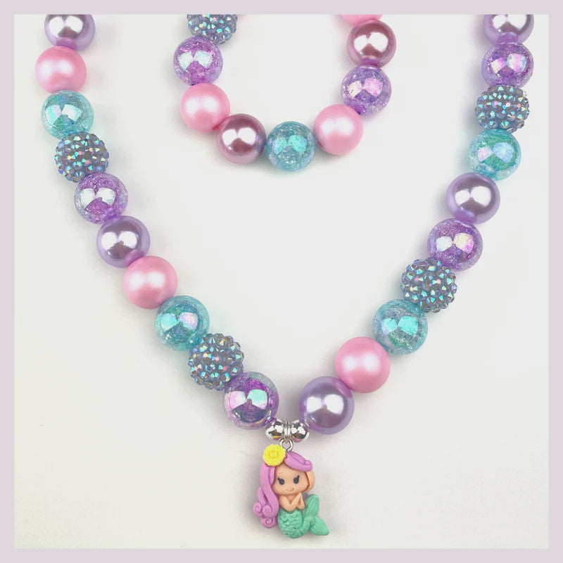 Little Mermaid Bubblegum Bella Bracelet 16mm NZ Made