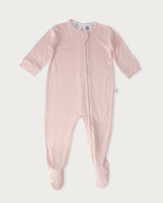Babu All In One (with feet) Chalk Pink