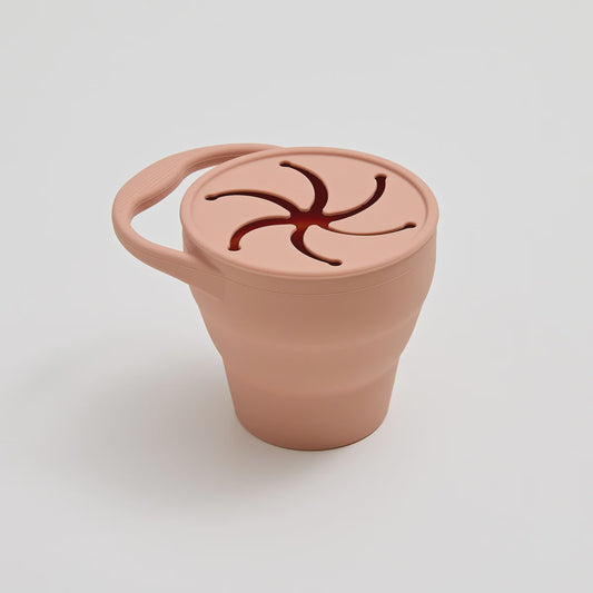 Silicone Snack Cup Dixie Pink