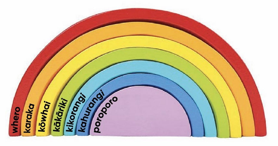 Moana Road Rainbow Blocks