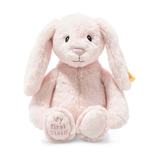 Soft Cuddly Friends My First Steiff Hoppie Rabbit Pale Pink