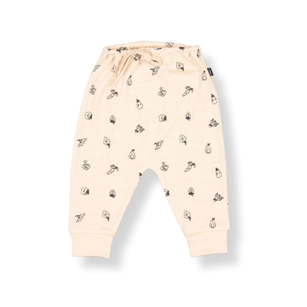 LFOH Merino Asher Pants - Wheat Marle Fruit'n'Veg