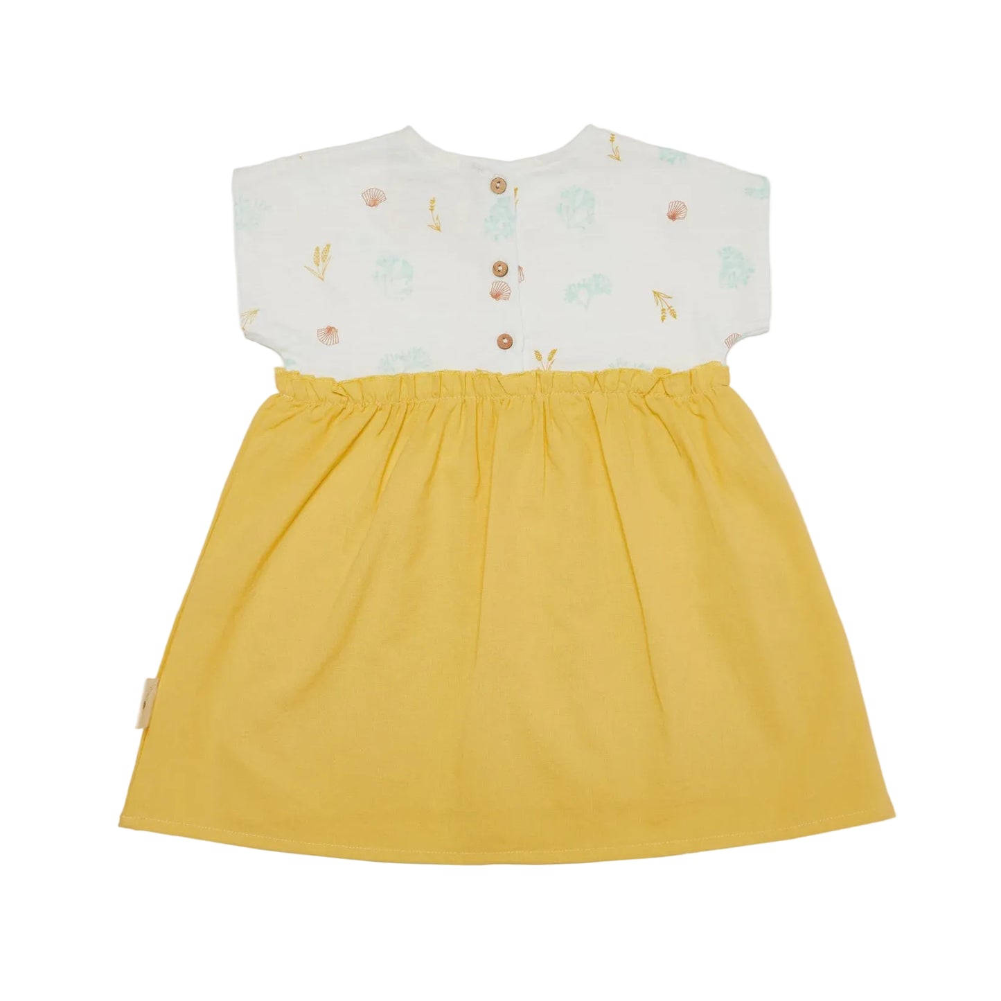Coral Dress Misted Yellow
