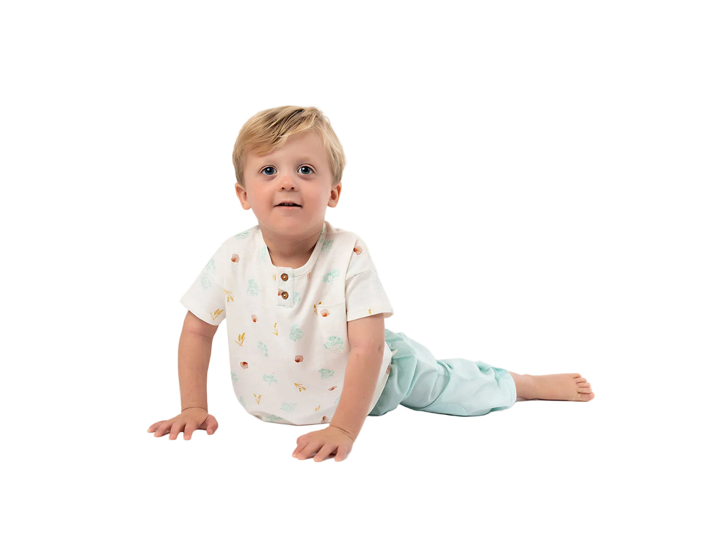 Kelp T-shirt Raw Seaside Prairie Print