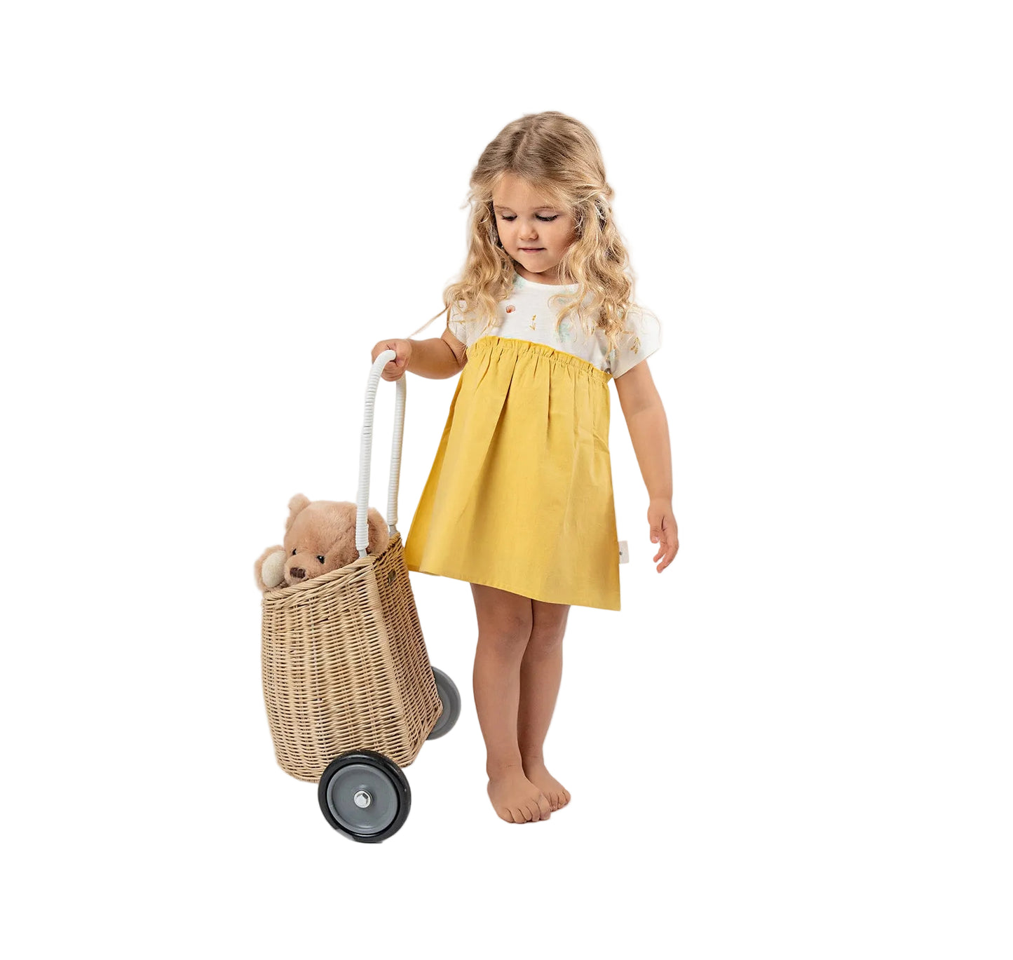 Coral Dress Misted Yellow