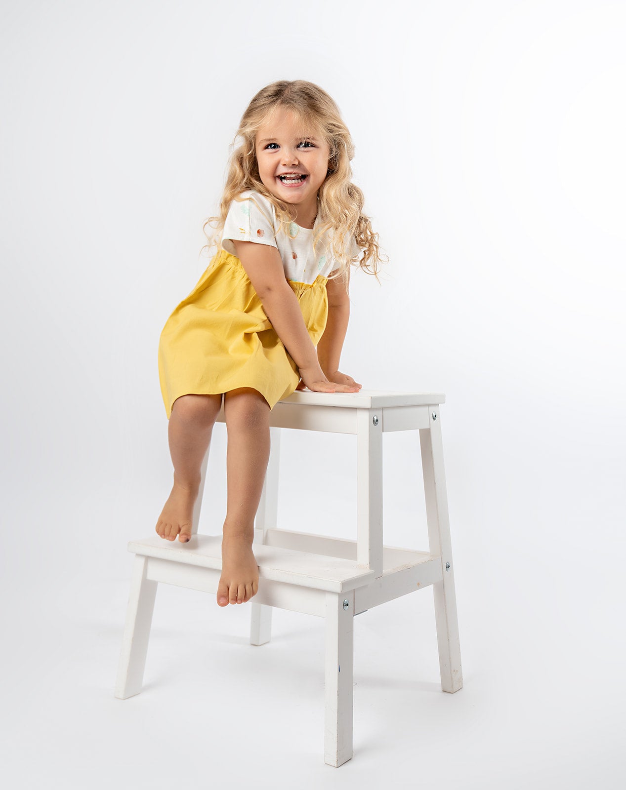 Coral Dress Misted Yellow