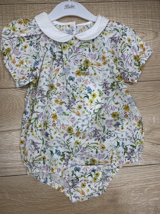 Zara Print Collared Bodysuit
