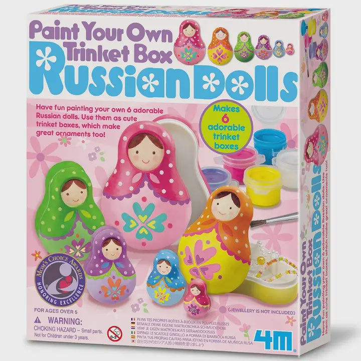 Paint your own Russian Dolls Set