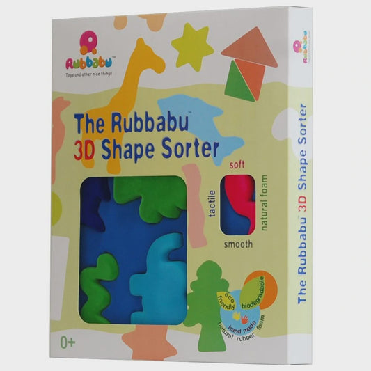 Rubbabu 3D Shape Sorter Animal Shapes