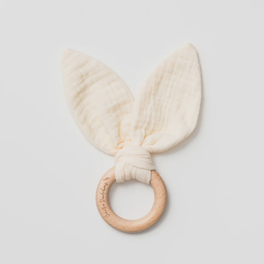 Organic Bunny Ears Teether Milk  Cream