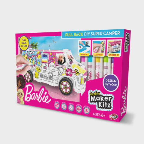 Barbie Marker Kitz DIY Pull Back Super Camper