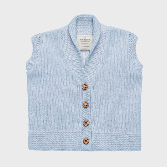 Benmore Classic Waistcoat Vest Sky Blue