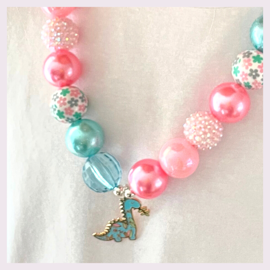 Dinah Bubblegum Bella Necklace 20mm NZ Made