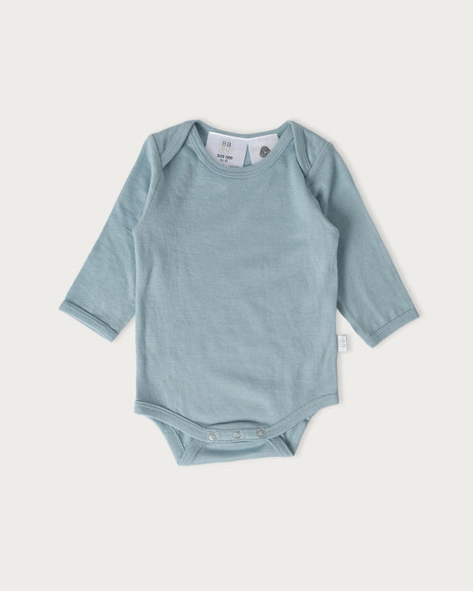 Merino Long Sleeve Bodysuit Gumdrop