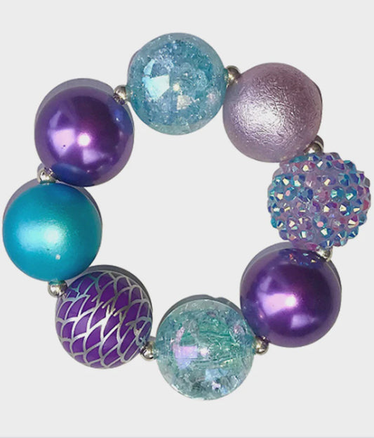 Mermaid  Bubblegum Bella Bracelet 20mm NZ Made