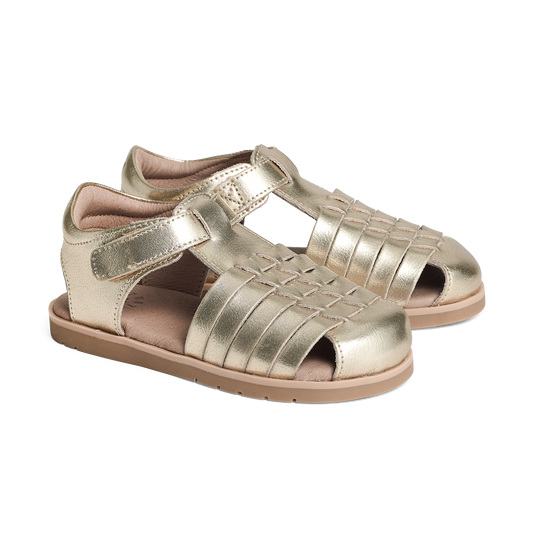 Frankie Gold Sandal