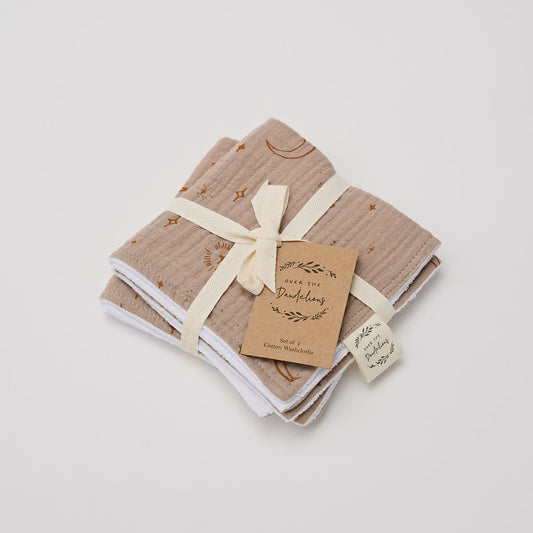 Wash Cloth Set of 2 - Night Sky