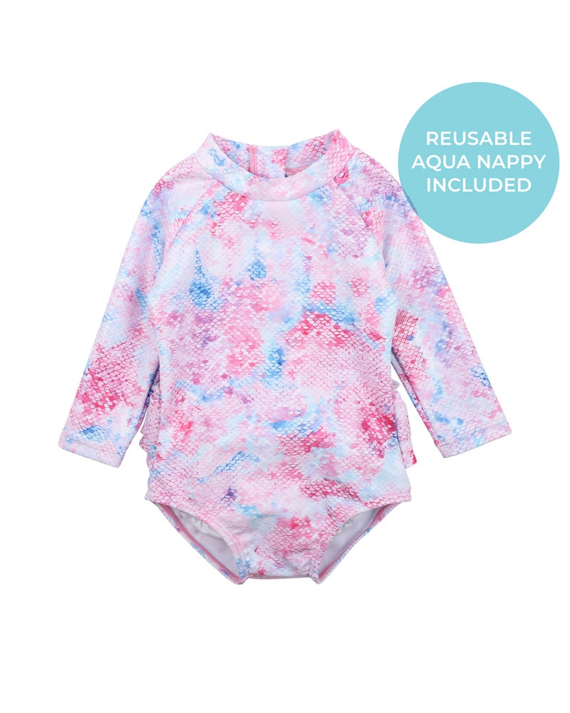 Malia Sequin Long Sleeve Sunsuit