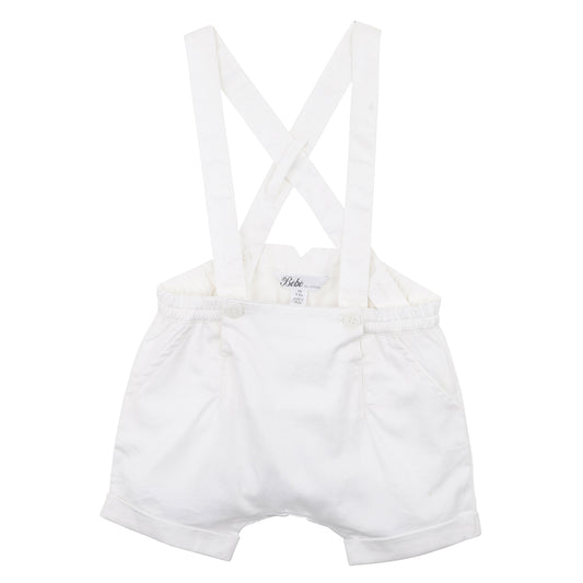 Edward Christening Shortalls Ivory White