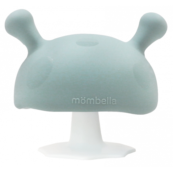 Mombella Mushroom Teether Sage - Iron Green